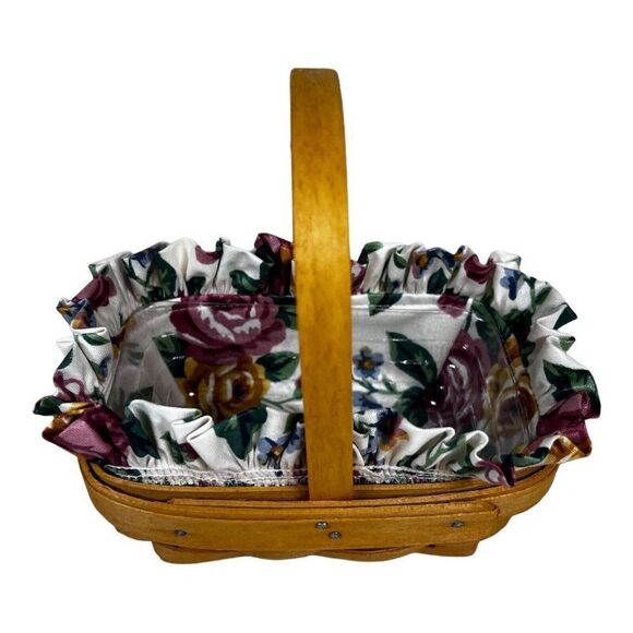 Longaberger Other - Vintage Longaberger 1995 Horizon of Hope Basket Combo Liner Protector Handle